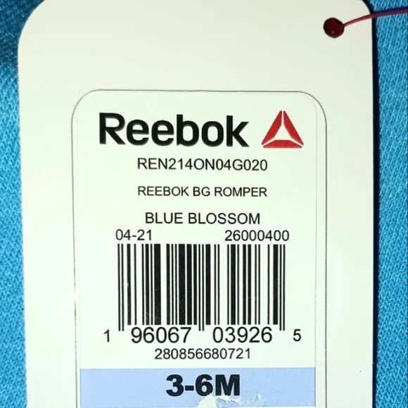 NWT Reebok Infant Hooded Zipup Romper - Picture 6 of 7